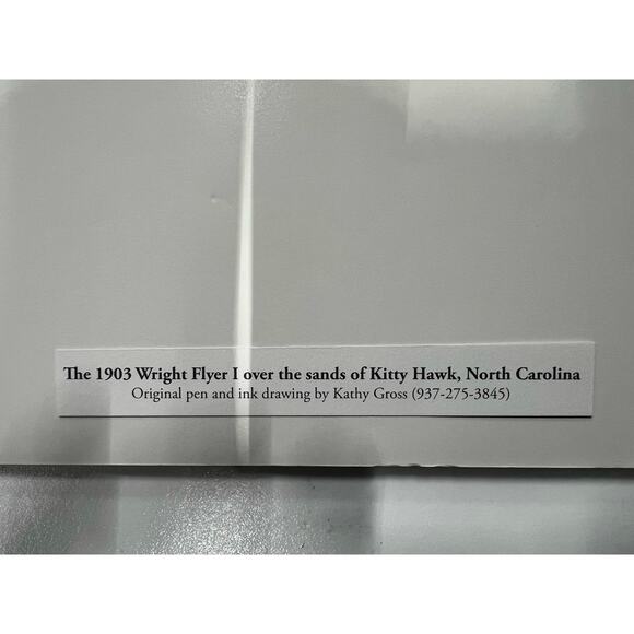 1903 Wright Flyer I over the sands of Kitty Hawk, North Carolina by Kathy Gross - Picture 5 of 7